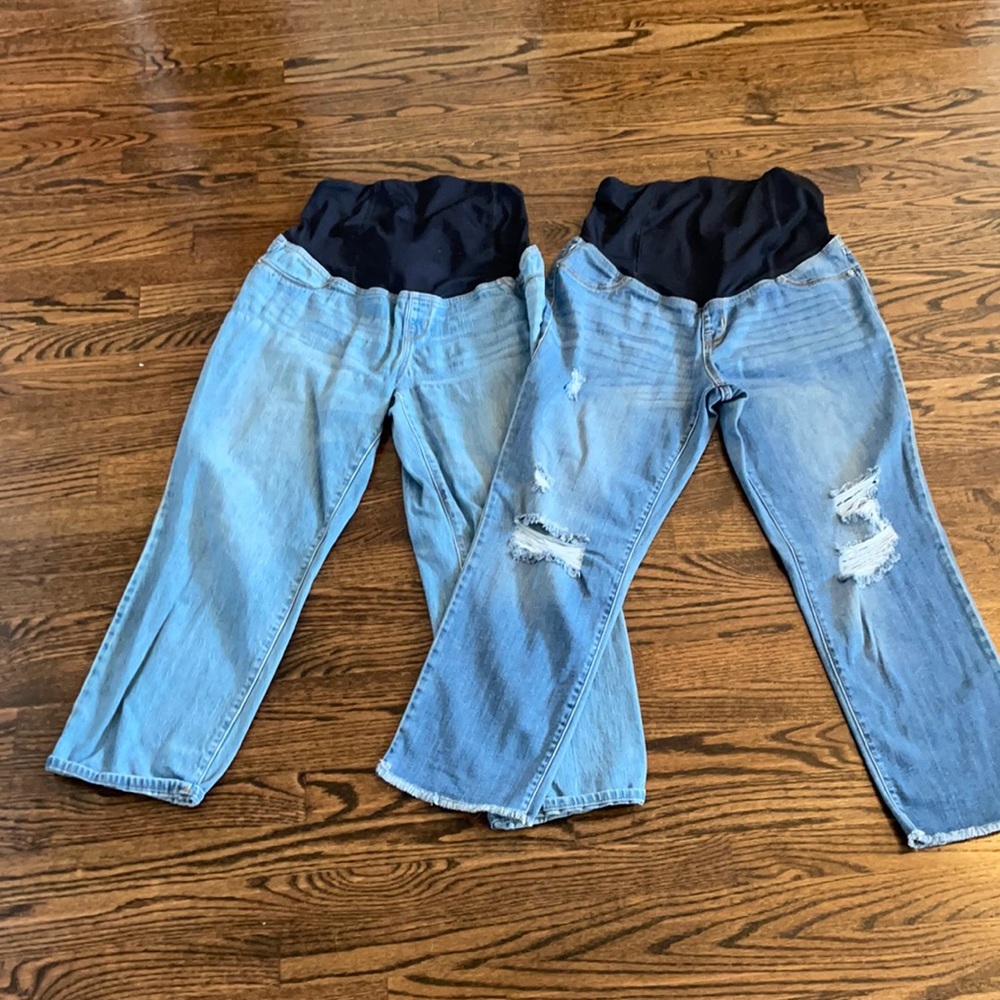 Full panel maternity jeans
